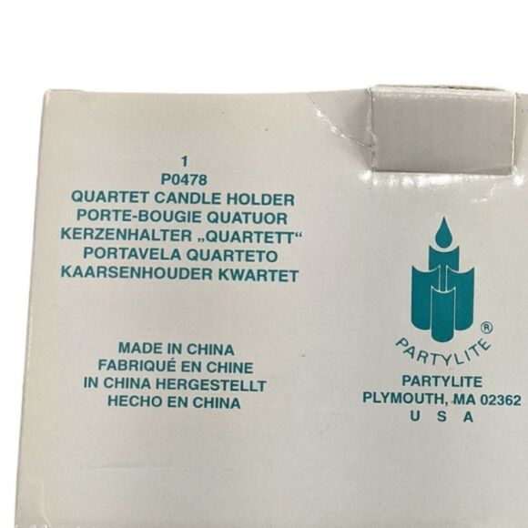 NIB PartyLite Quartet Candle Holder - Picture 5 of 6